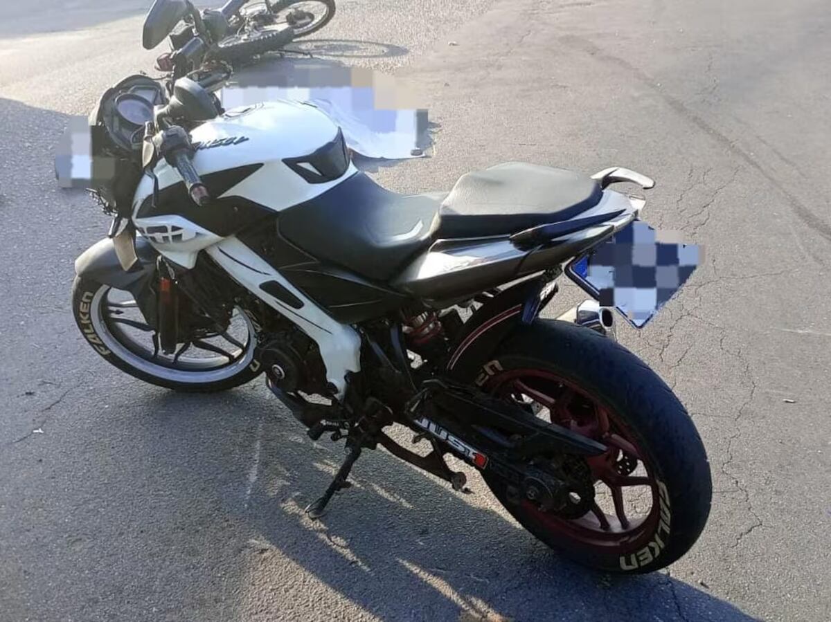 Un muerto y tres heridos en un siniestro vial entre motos en Córdoba. (Gentileza)
