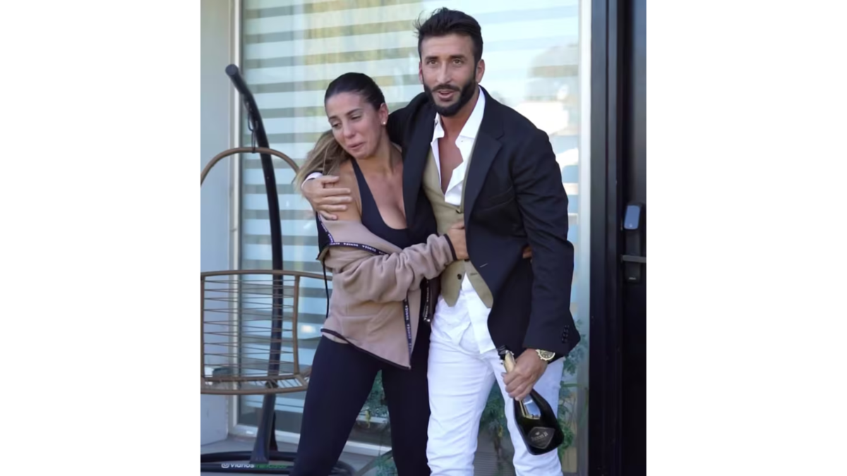 Cinthia Fernández y Roberto Castillo, cuando todavía mantenían un relación por su vínculo legal. 