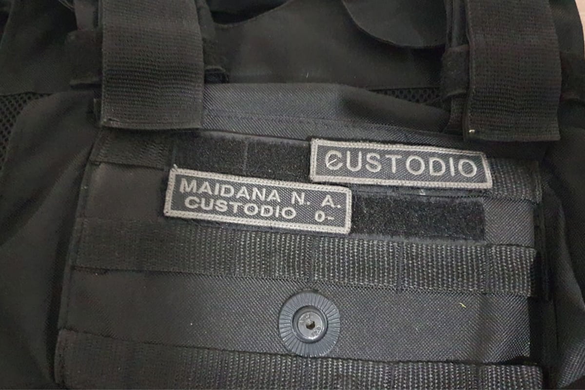 El chaleco secuestrado. (Policía)