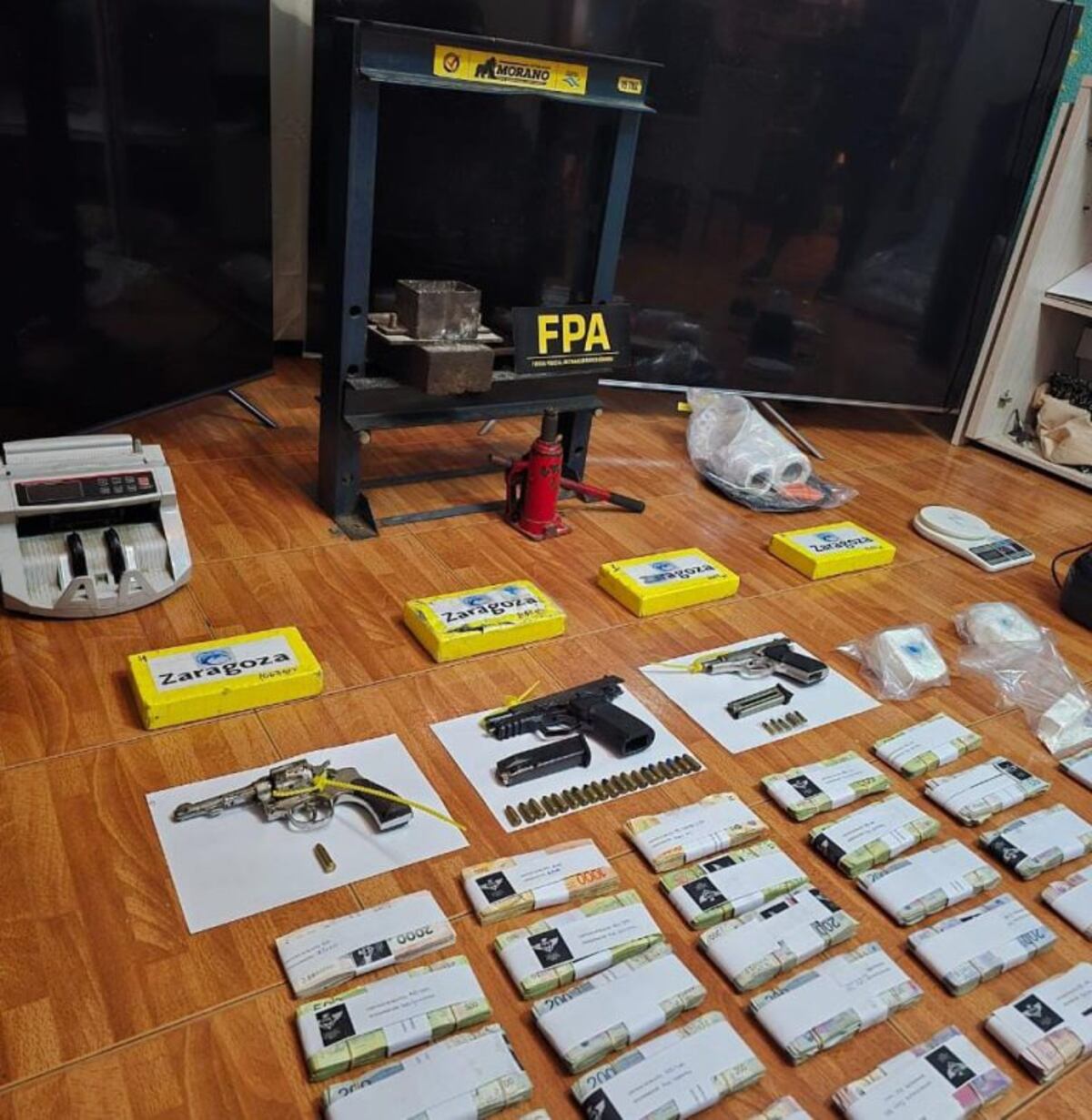 Córdoba. La Fuerza Policial Antinarcotráfico logró desarticular una organización criminal integrada por siete personas mayores de edad. (MPF)