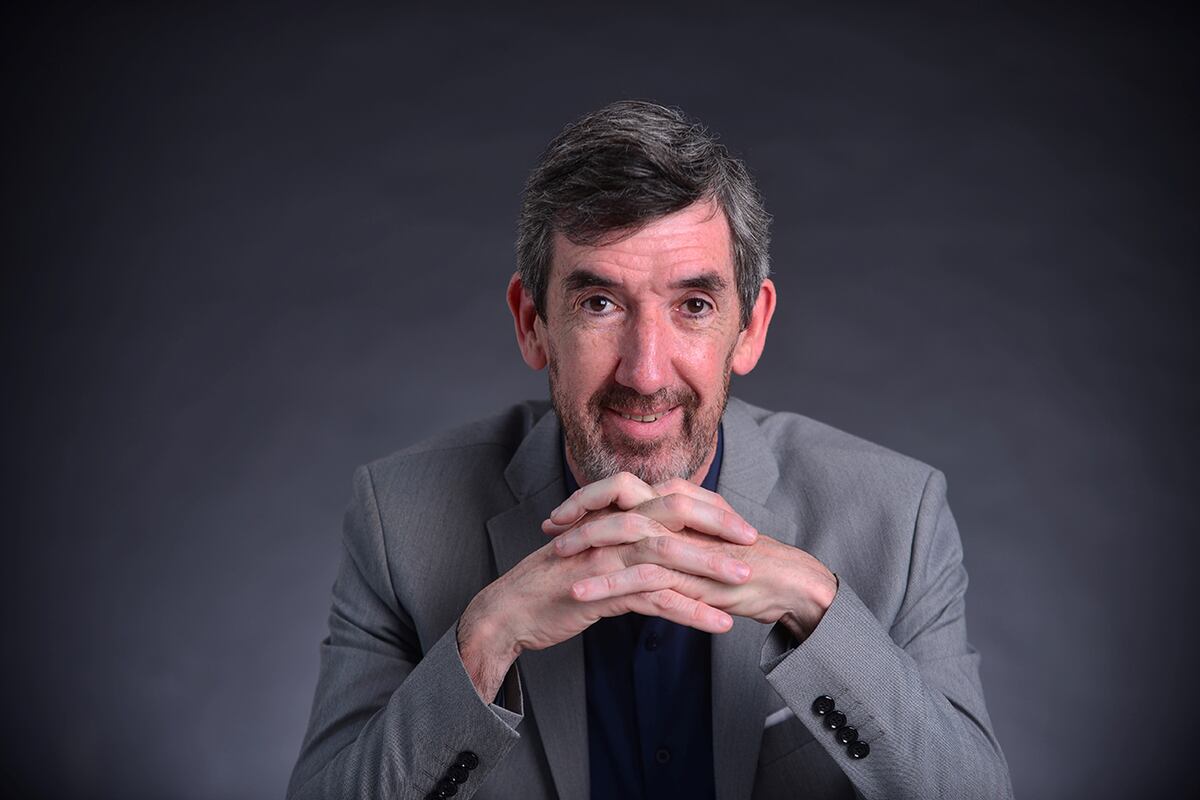 INDUSTRIA. Marcelo Uribarren, socio gerente de la pyme de Villa María Aloña. (Nicolás Bravo / La Voz)