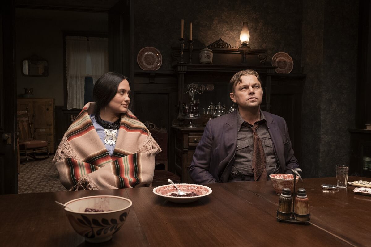 Primera imagen de Leonardo DiCaprio en "Killers of the Flower Moon", lo nuevo de Martin Scorsese. (APPLETV+)