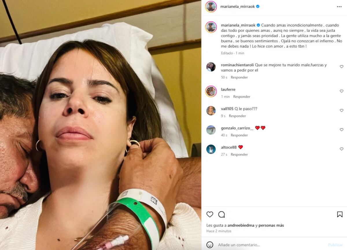 El primer mensaje que compartió Marianela Mirra sobre su separación de Alperovich. (Foto: Instagram)