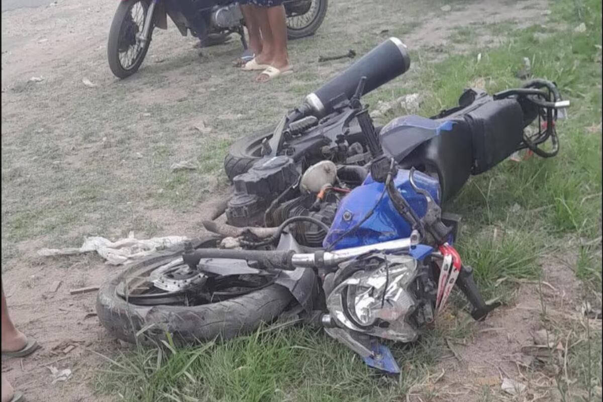 La moto Brava Altino era conducida por Juan Carlos Alegre, que iba acompañado por su hija Aylín Alegre y su nieto Mateo, un bebé de apenas tres meses. (Foto: gentileza)