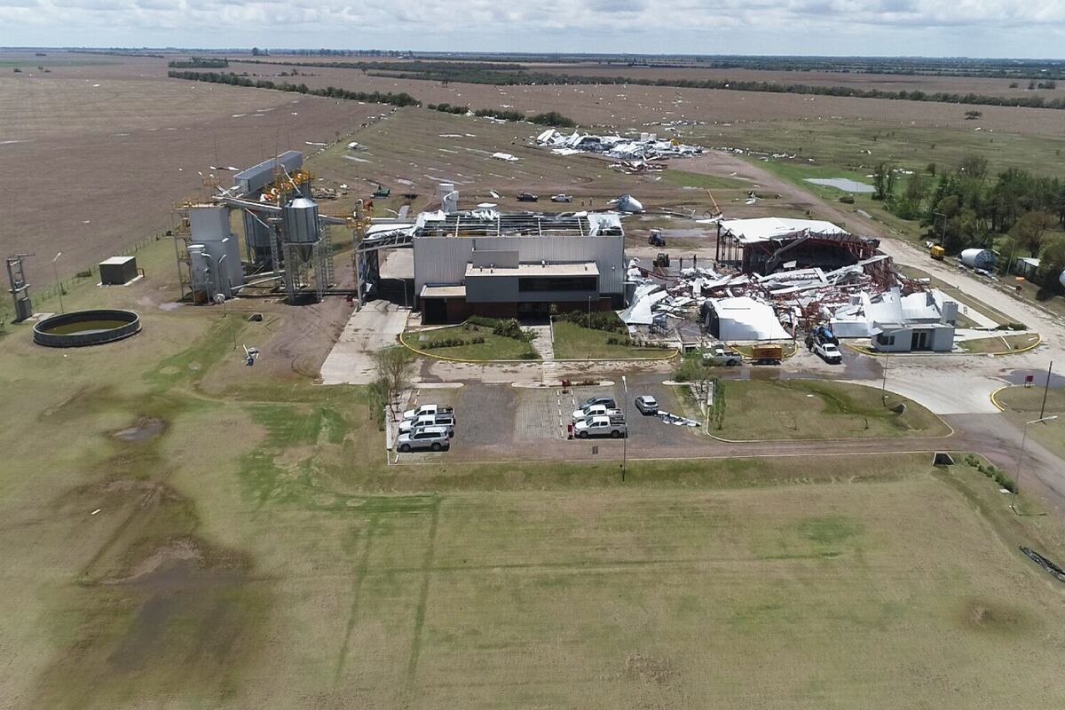 Más fotos aéreas del desastre en Río Primero. (Municipalidad de Río Primero)