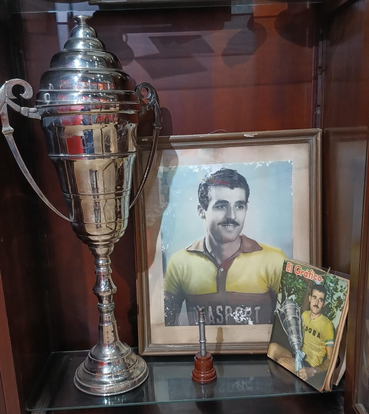 El ciclista cordobés Pedro Salas ganó el Campeonato Argentino de Resistencia en 1958. (Archivo de Gustavo Farías)