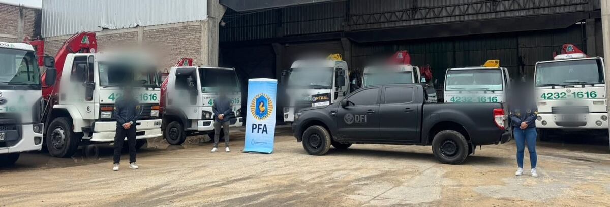 Operativos con secuestros de dólares, vehículos y detenidos. (PFA)