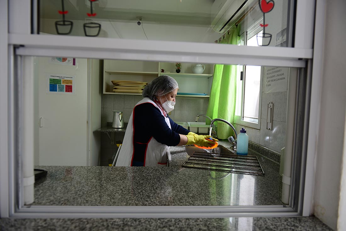 Casa de la Bondad. Hay 13 camas habilitadas para personas con enfermedades graves o terminales. (José Gabriel Hernández / La Voz)