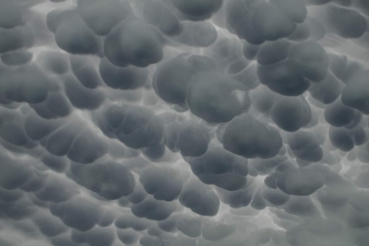 Nubes mammatus. En Córdoba.