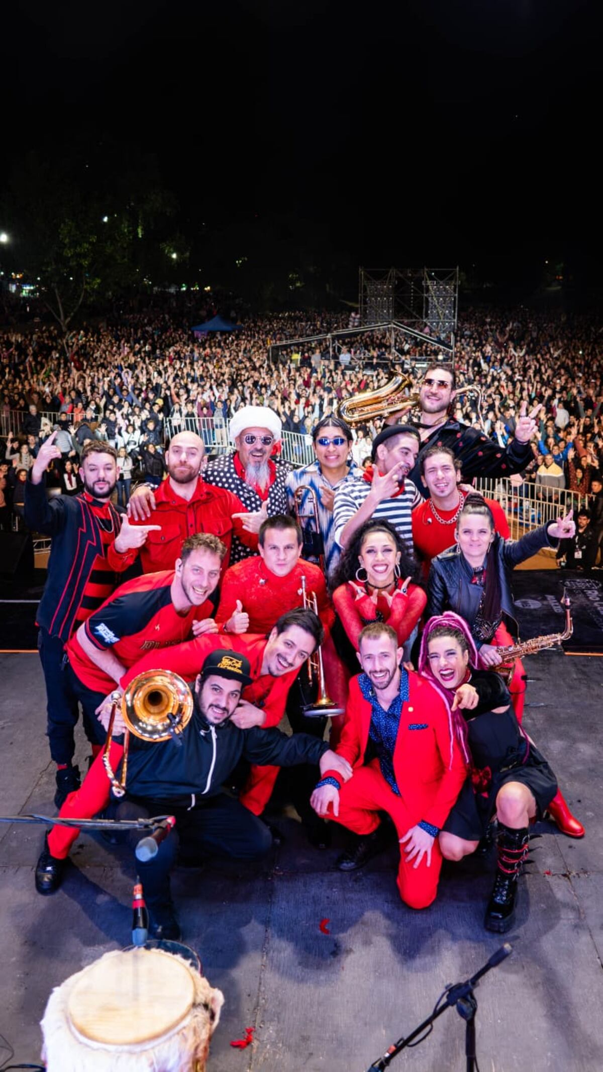La Delio Valdez, en el lanzamiento de temporada de Mina Clavero. (Municipalidad de Mina Clavero)