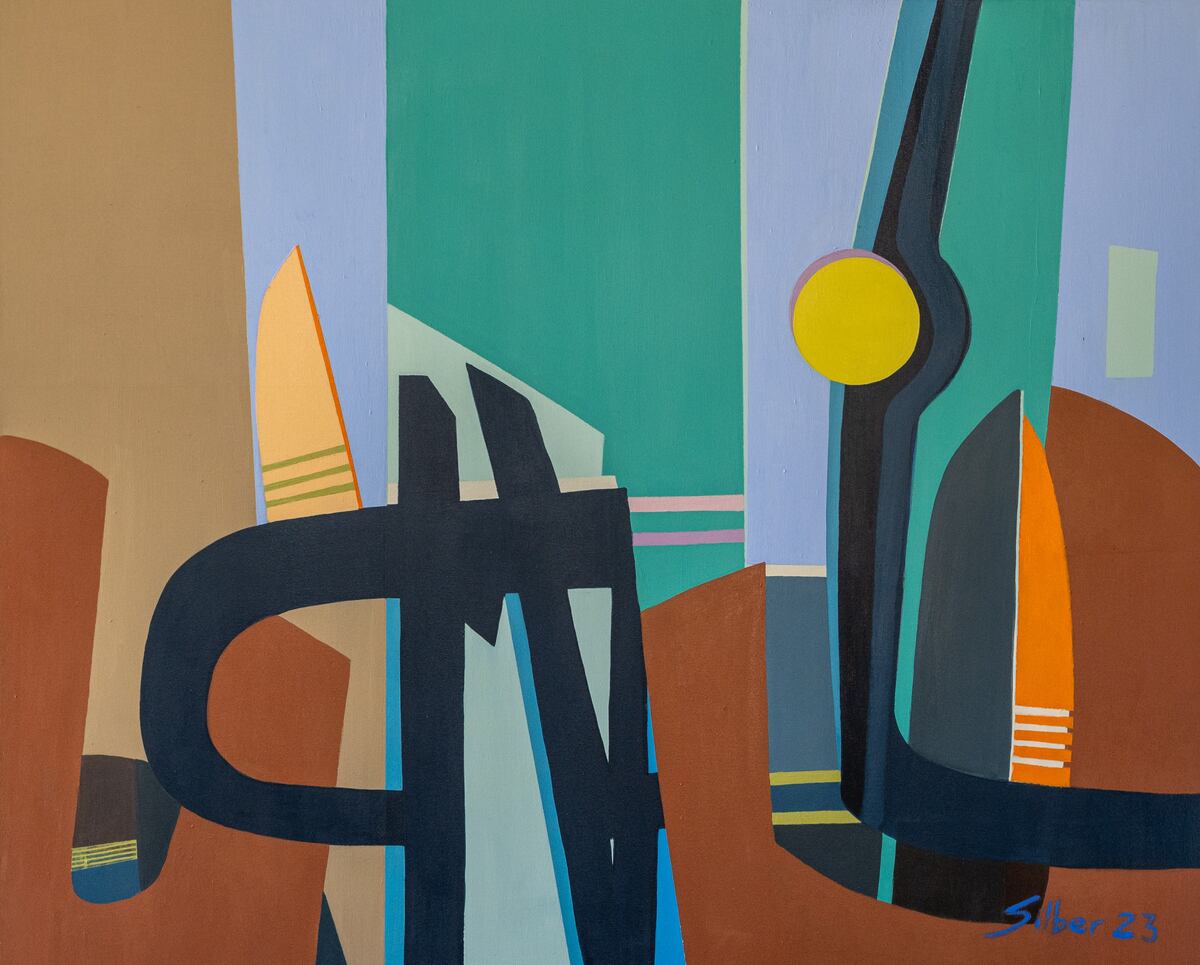 Obra de Sebastián Silber. Muestra “El pintor y su legado. Eduardo Giusiano & Compañía”.