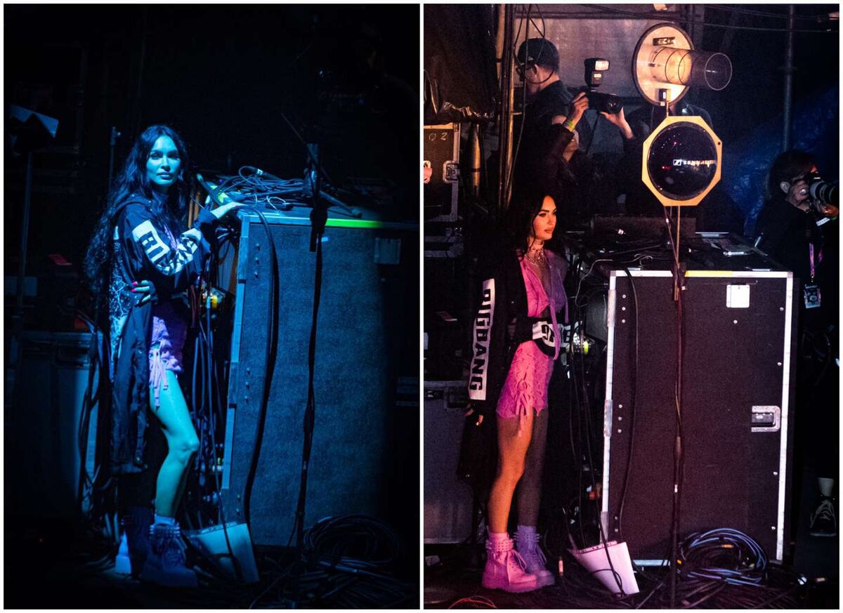 Megan Fox en el Lollapalooza Argentina. (Prensa Lollapalooza)