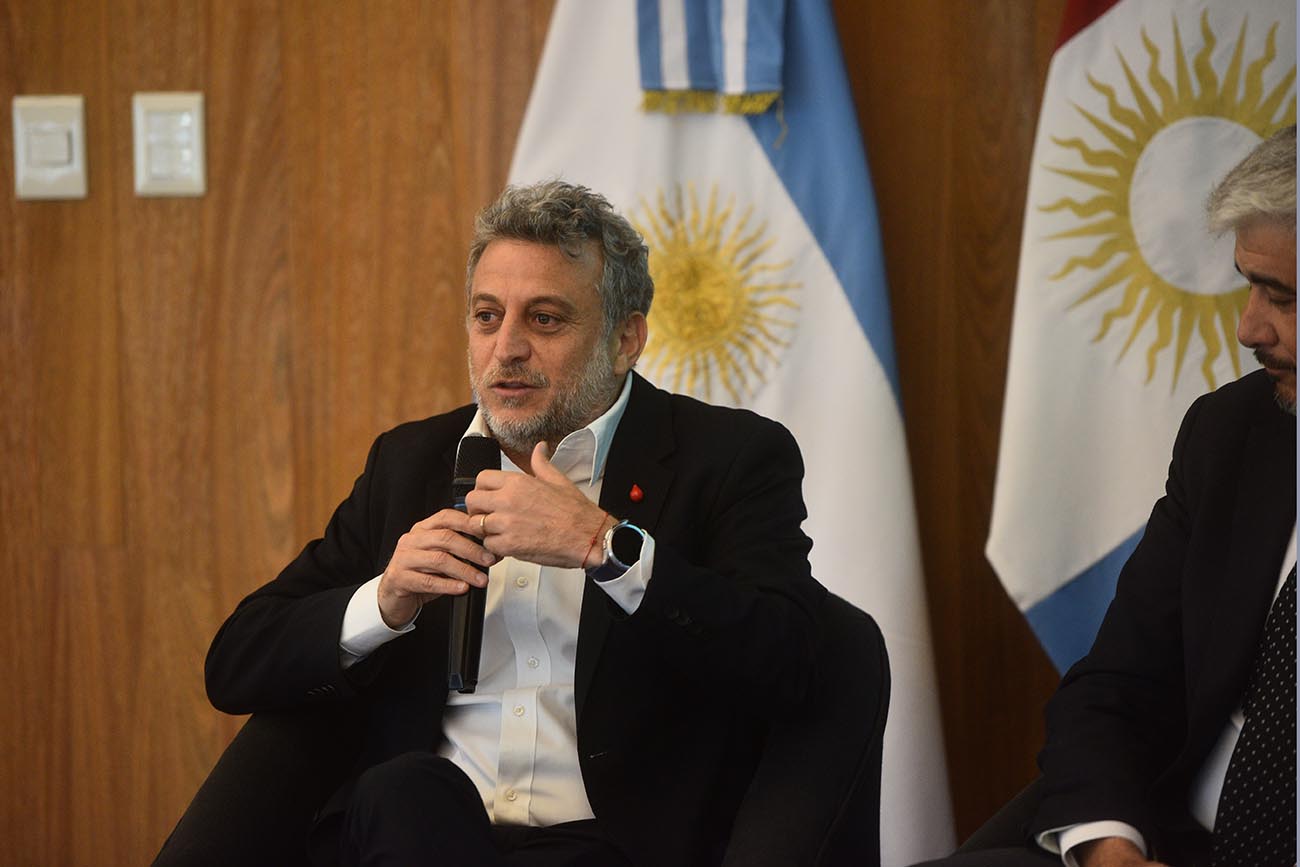 Leandro Cahn insistió en la necesidad de fomentar y sostener el diálogo entre los distintos sectores. (Pedro Castillo / La Voz)
