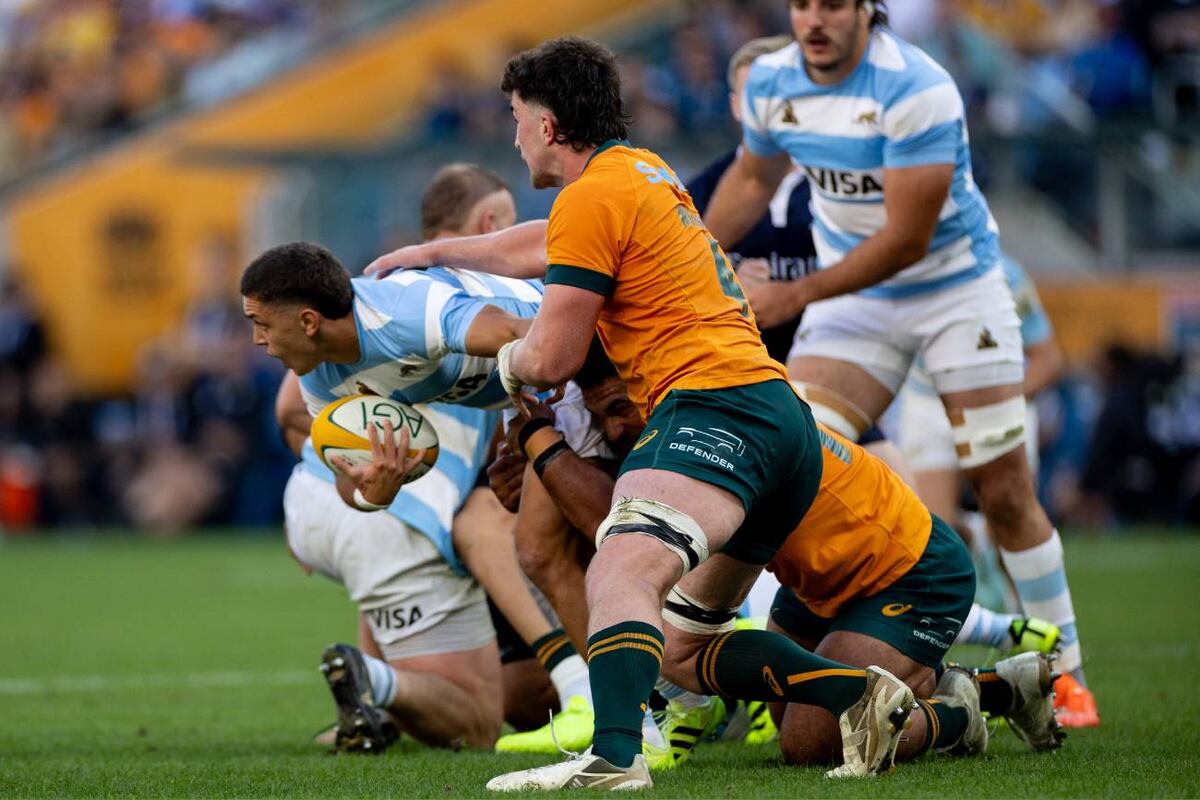Agustín Moyano, otro de los debutantes en Los Pumas en la temporada 2025. (Prensa UAR)