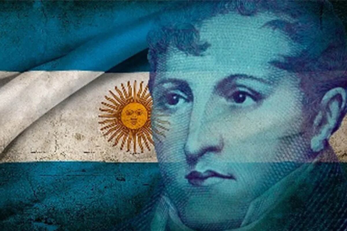 Manuel Belgrano y la Bandera Argentina.