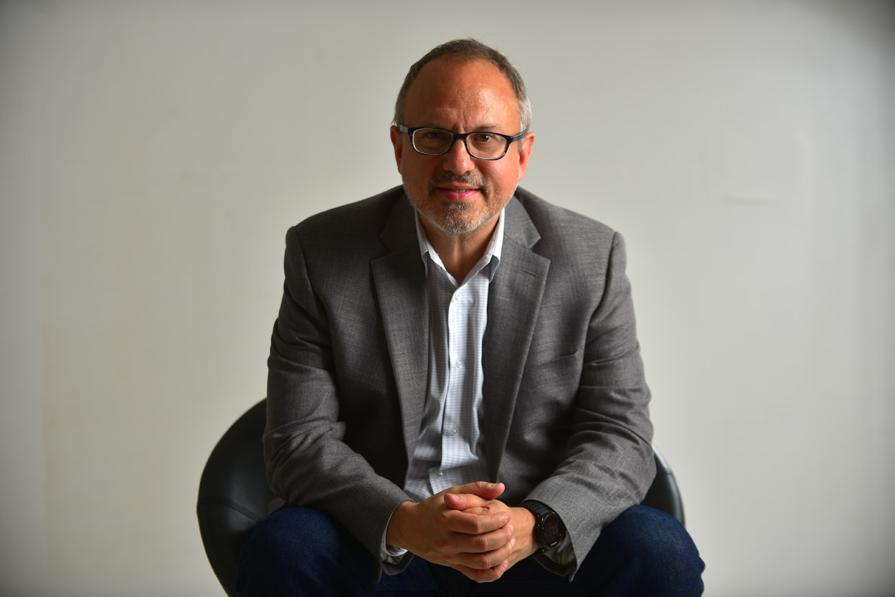 Diego Valenzuela, intendente de Tres de Febrero, en La Voz. (Nicolás Bravo / La Voz)