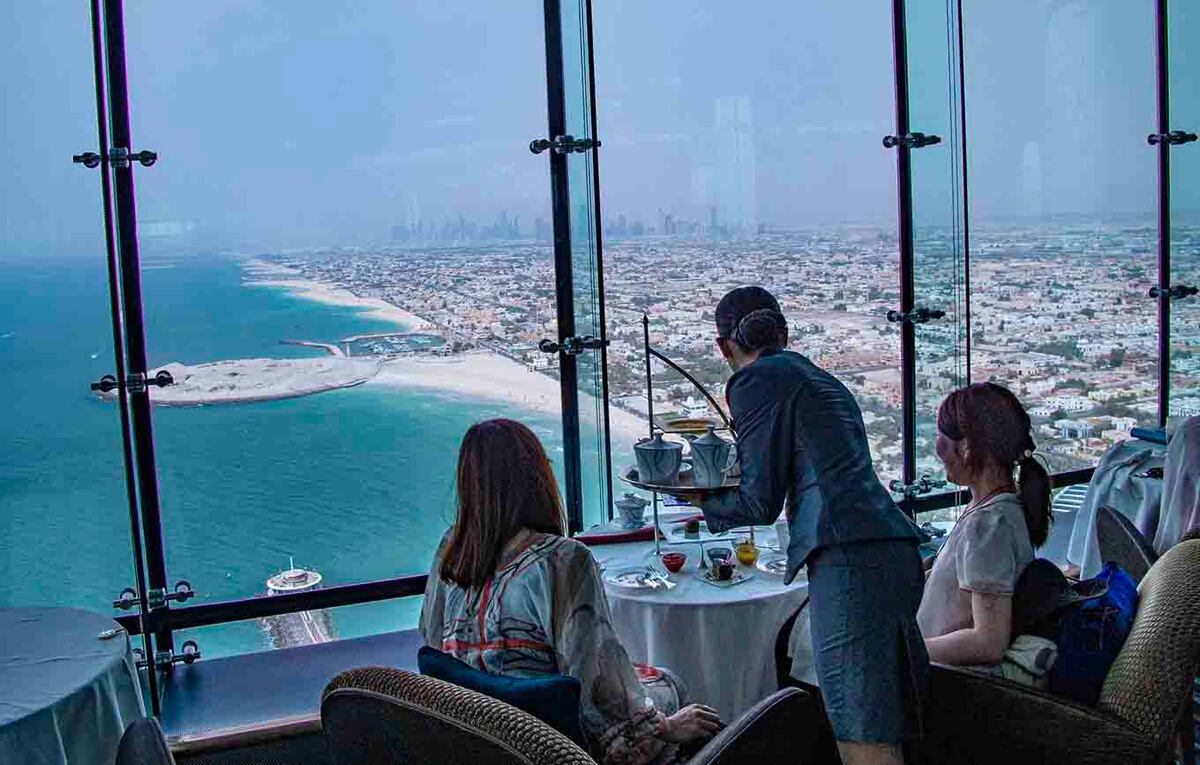 Hotel Burj Al Arab de Dubai.