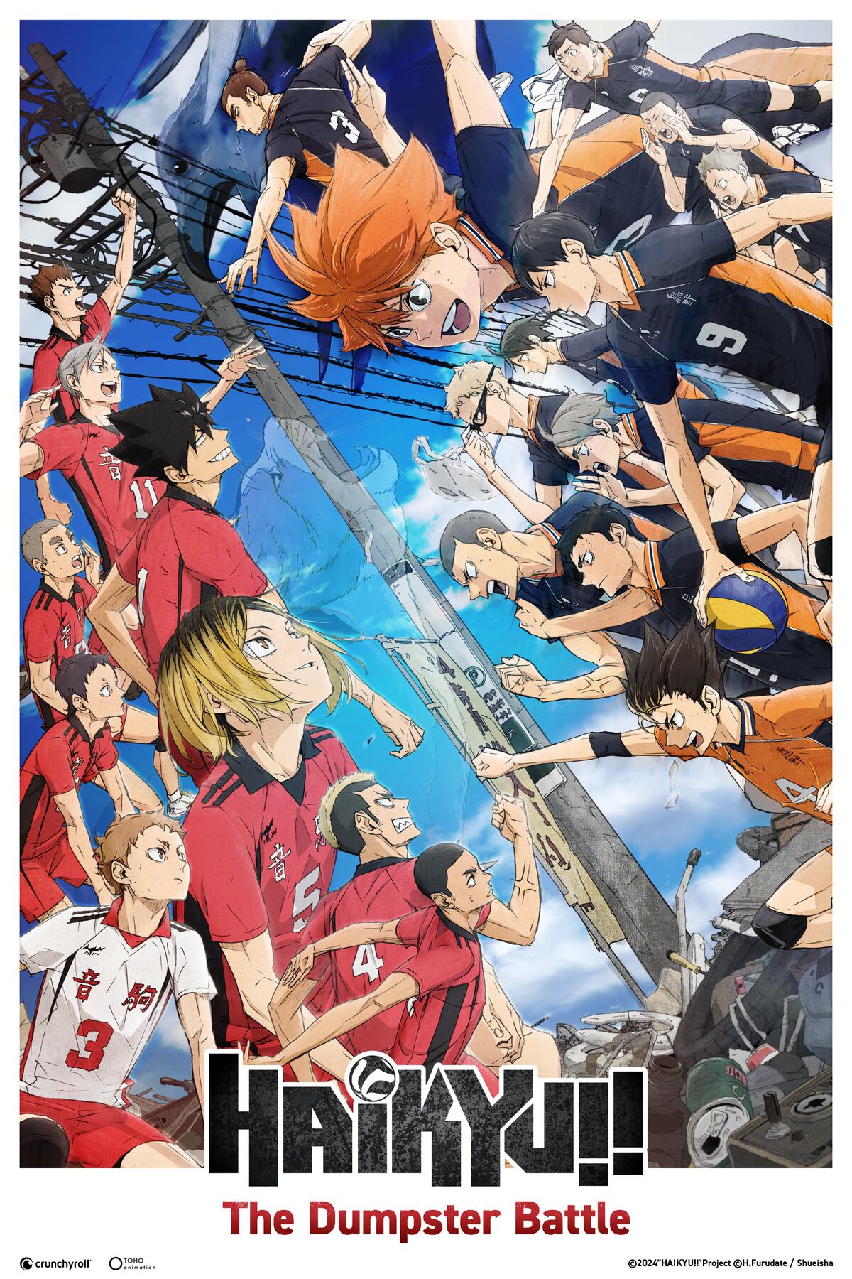 HAIKYU!! La Batalla del Basurero (Imagen: Gentileza Crunchyroll)