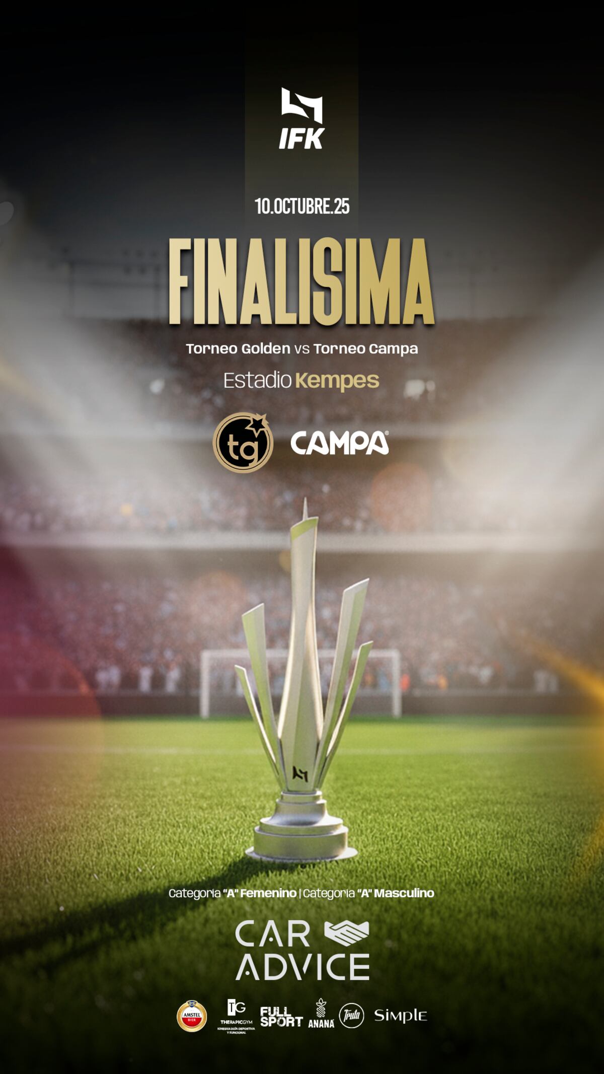 Evento que se viene en el campo auxiliar del Kempes. (Gentileza)