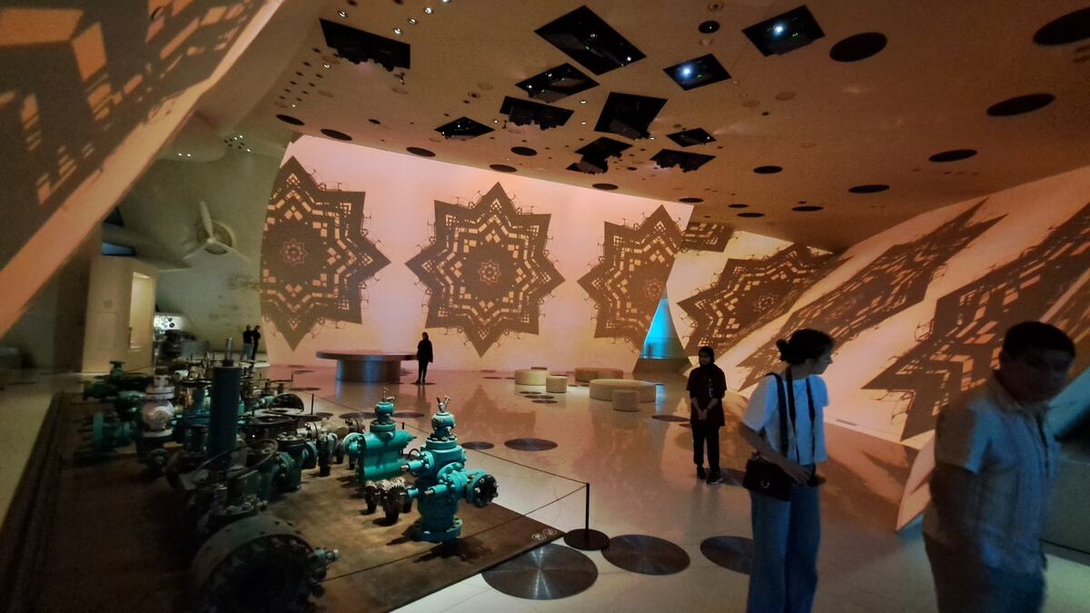 Recorrido de La Voz por el Museo Nacional de Qatar. (La Voz)