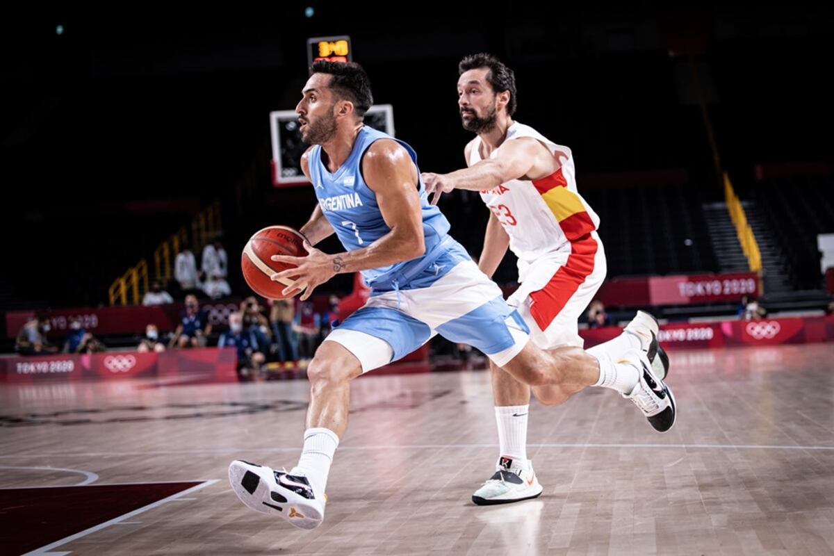 Facundo Campazzo, líder de la selección en un duelo de conocidos entre Argentina y España. (Fiba)