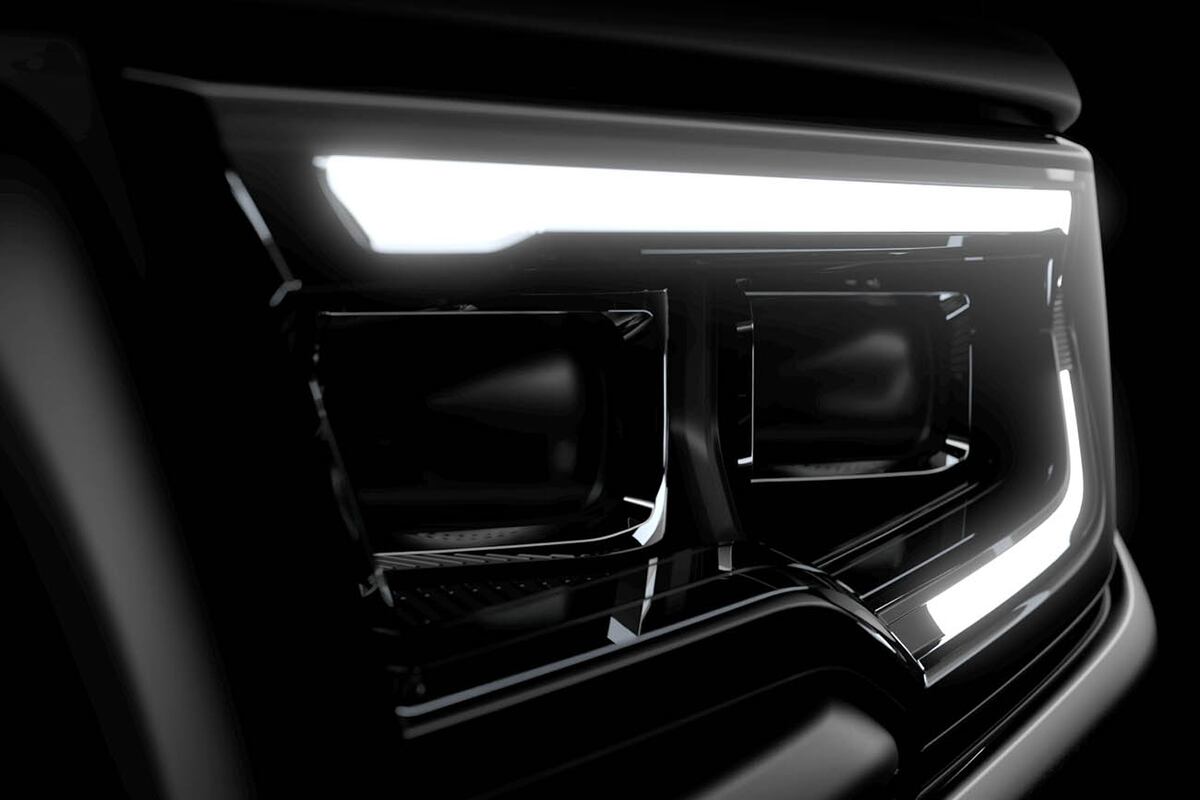 Promete ser una pick-up de estilo agresivo.