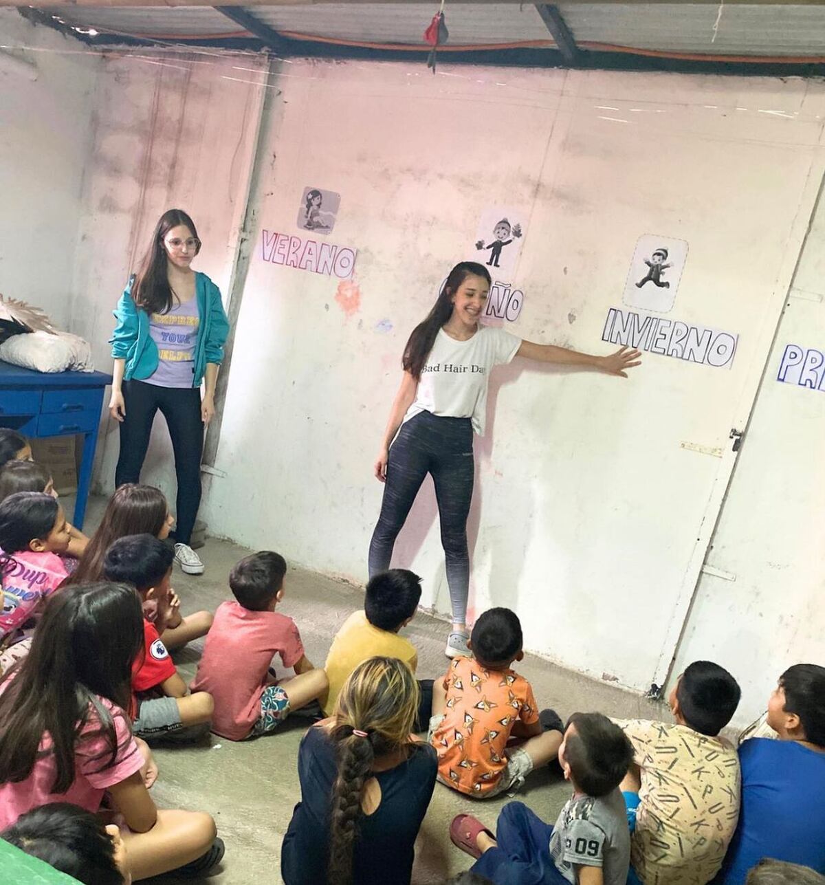 Estación Juárez Celman. Intervención del grupo de voluntarios en el merendero Colorín Colorado (Gentileza).