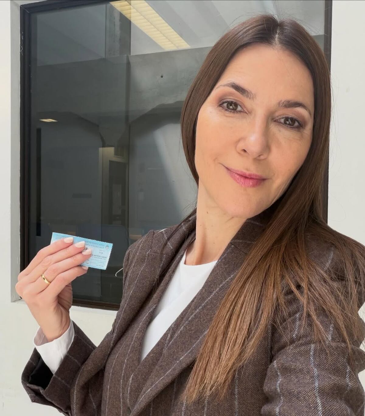 Elecciones 2025: Cristina Pérez ya fue a votar (Instagram)