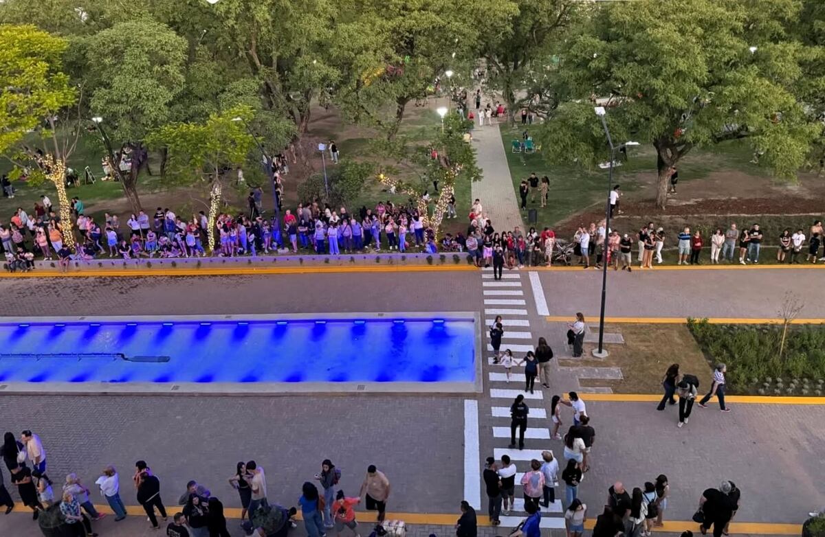 La obra en su inauguración, este domingo (Municipalidad San Francisco)