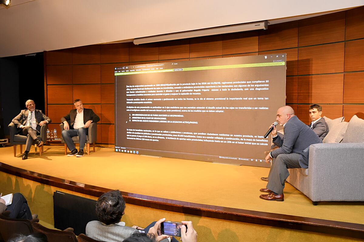 Gastón Bagnat, presidente de la Caja de Jubilaciones de Entre Ríos. (Fundación Pensar)