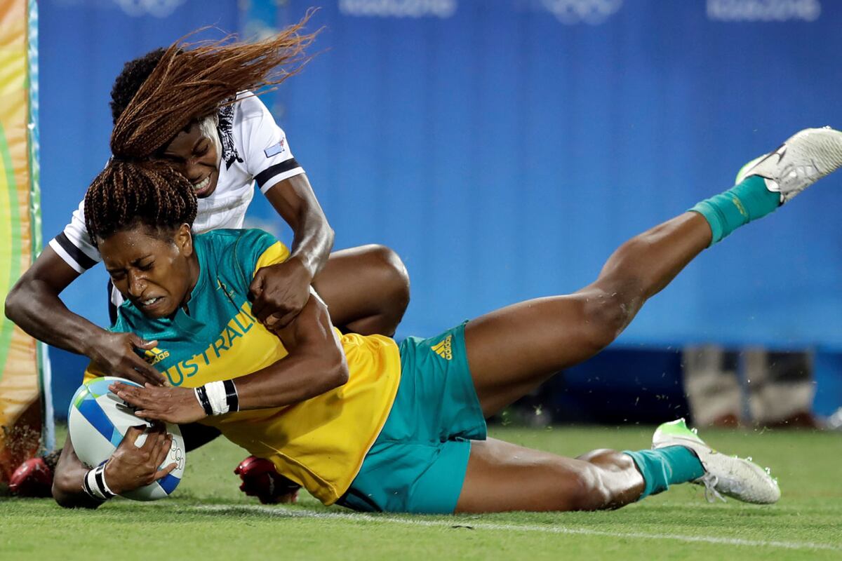 Ellia Green fue una de las figuras en la selección femenina de rugby seven de Australia que se consagró en Río 2016. (AP)