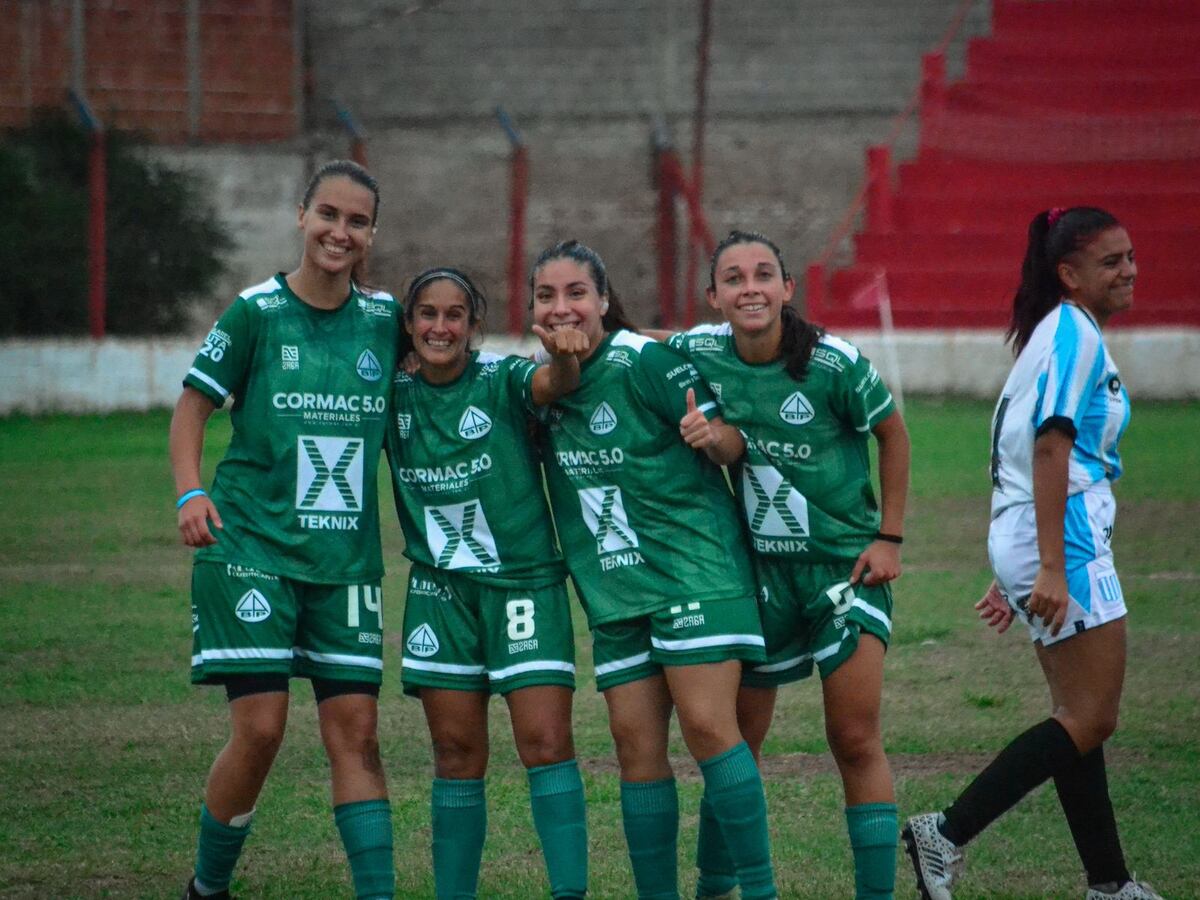 Romina Gómez volvió a jugar en Barrio Parque, en la LCF (Gentileza)