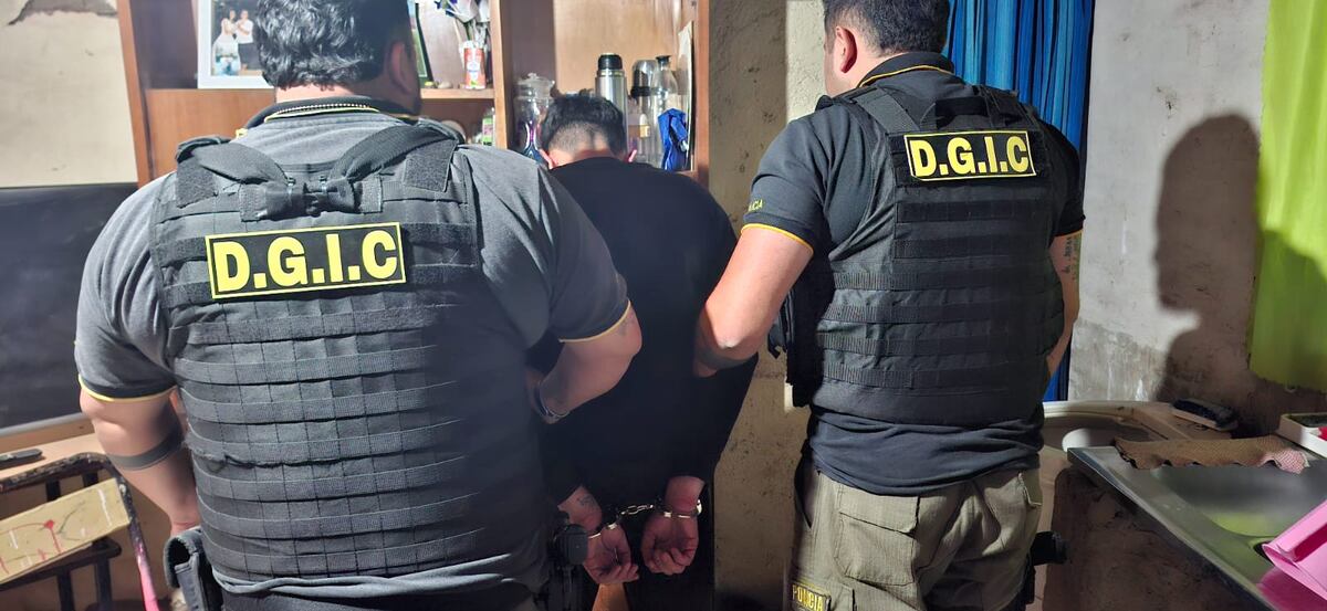 Detenidos en operativos. (Policía)