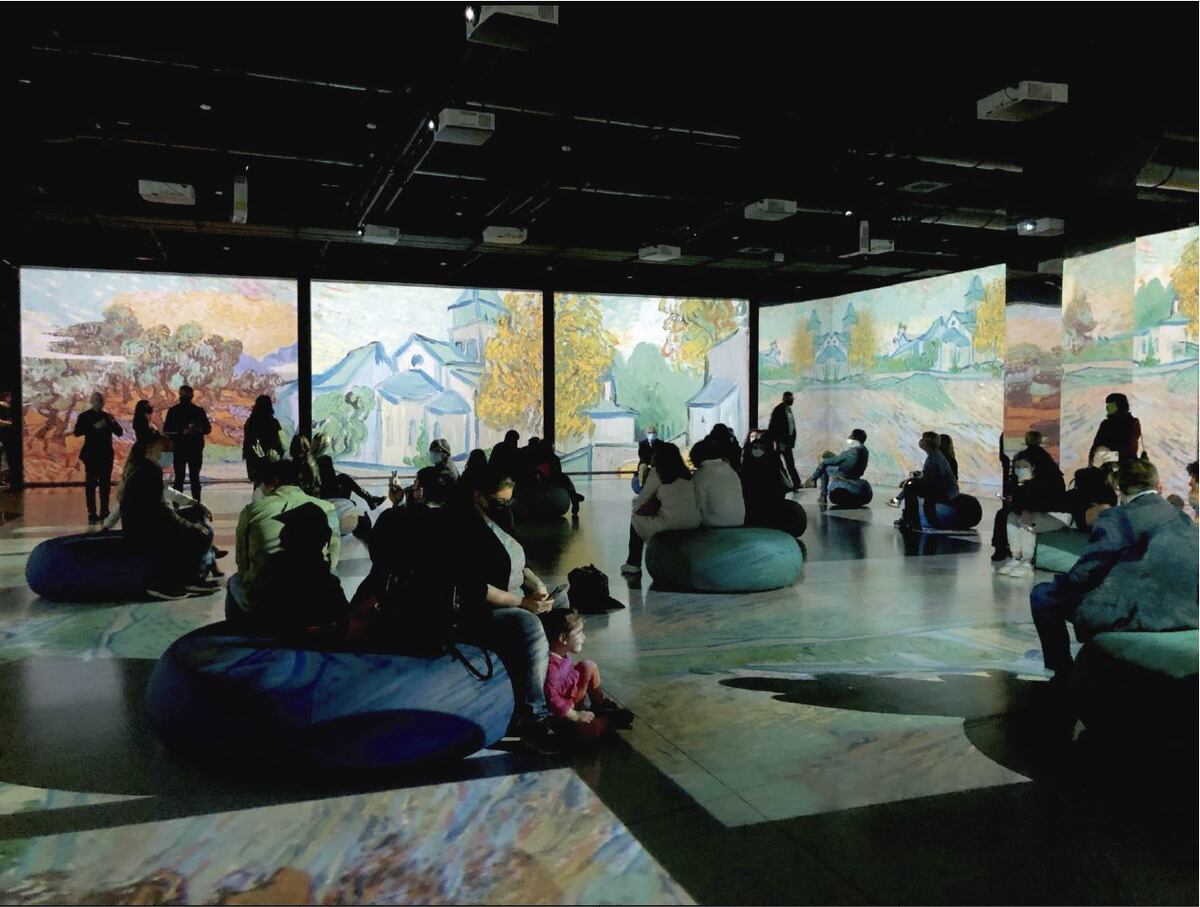 En Rosario, la organización de "Van Gogh. Experiencia de arte inmersiva" proyecta aproximadamente 40 mil asistentes en poco más de un mes y medio. (Prensa "Van Gogh. Experiencia de arte inmersiva").