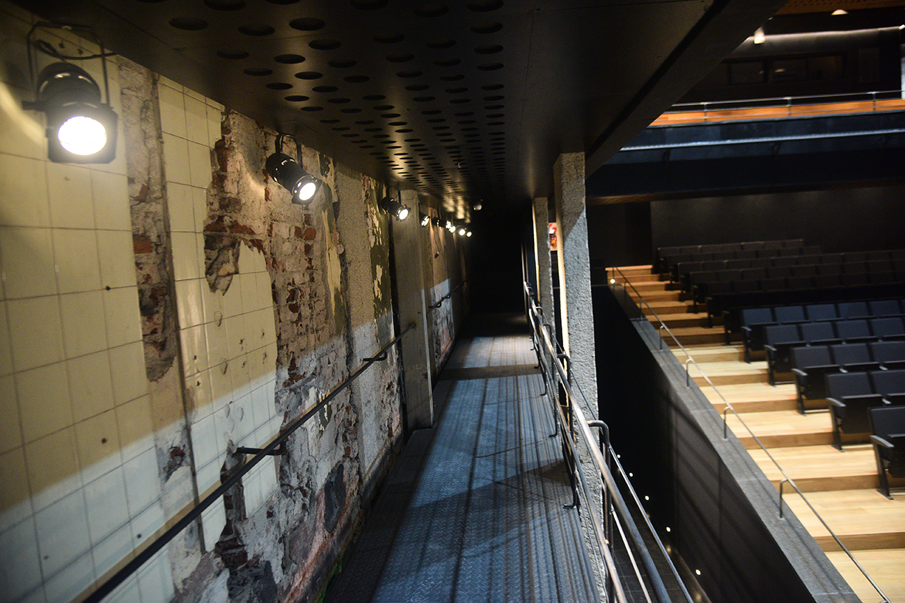 Avance de la obra de recuperación del teatro Comedia. Foto: (Pedro Castillo / La Voz)
