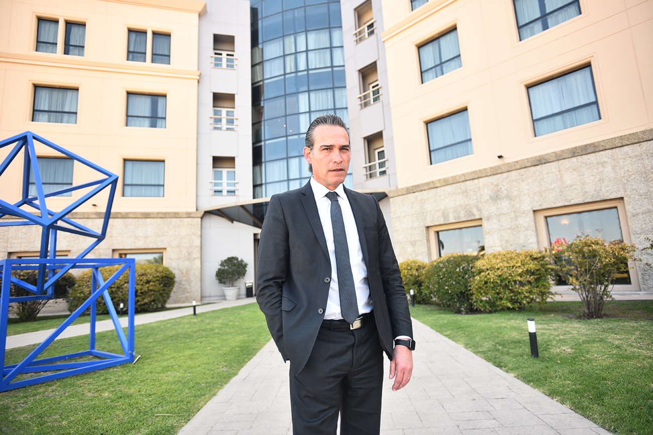 Erik Debarre, gerente general de Holiday Inn Córdoba Hotel. (Pedro Castillo/Archivo)