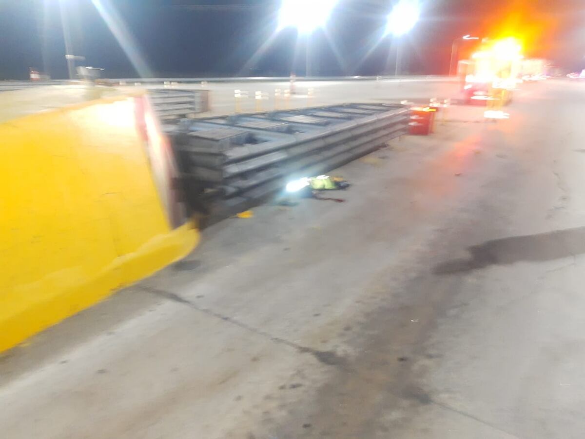 La zona donde fue atropellada Analía Molina. (Policía)