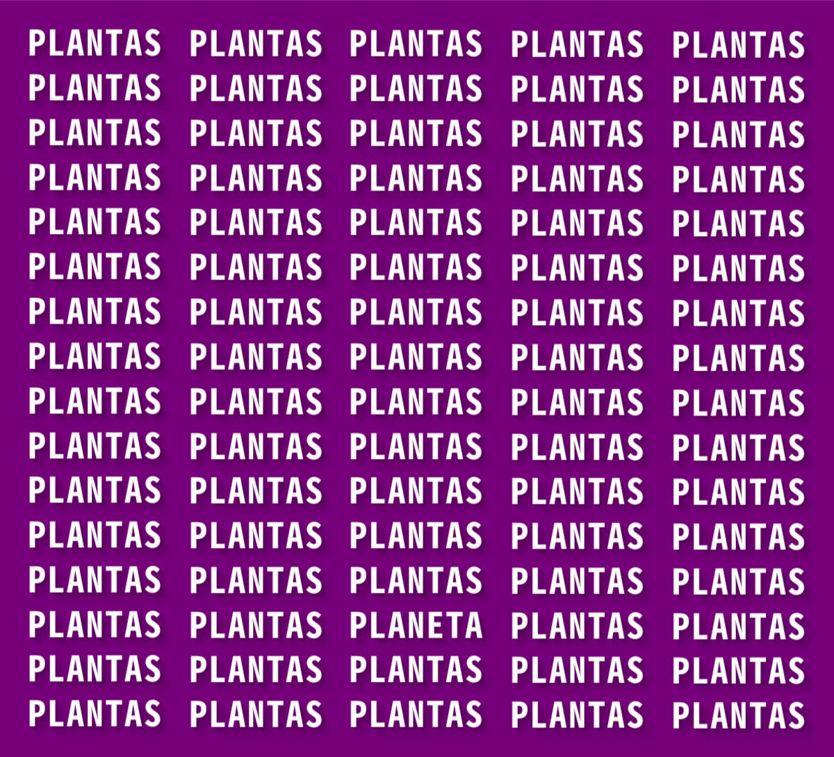Deberás encontrar la palabra "planeta".