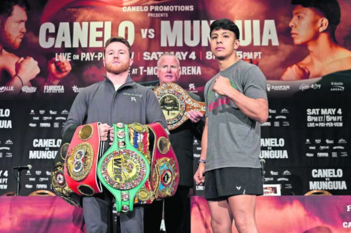 Saúl "Canelo" Álvarez, súper campeón, se medirá ante Jaime Munguía por sus títulos unificados en la categorías supermediano. (Gentileza Premier Boxing Champions)