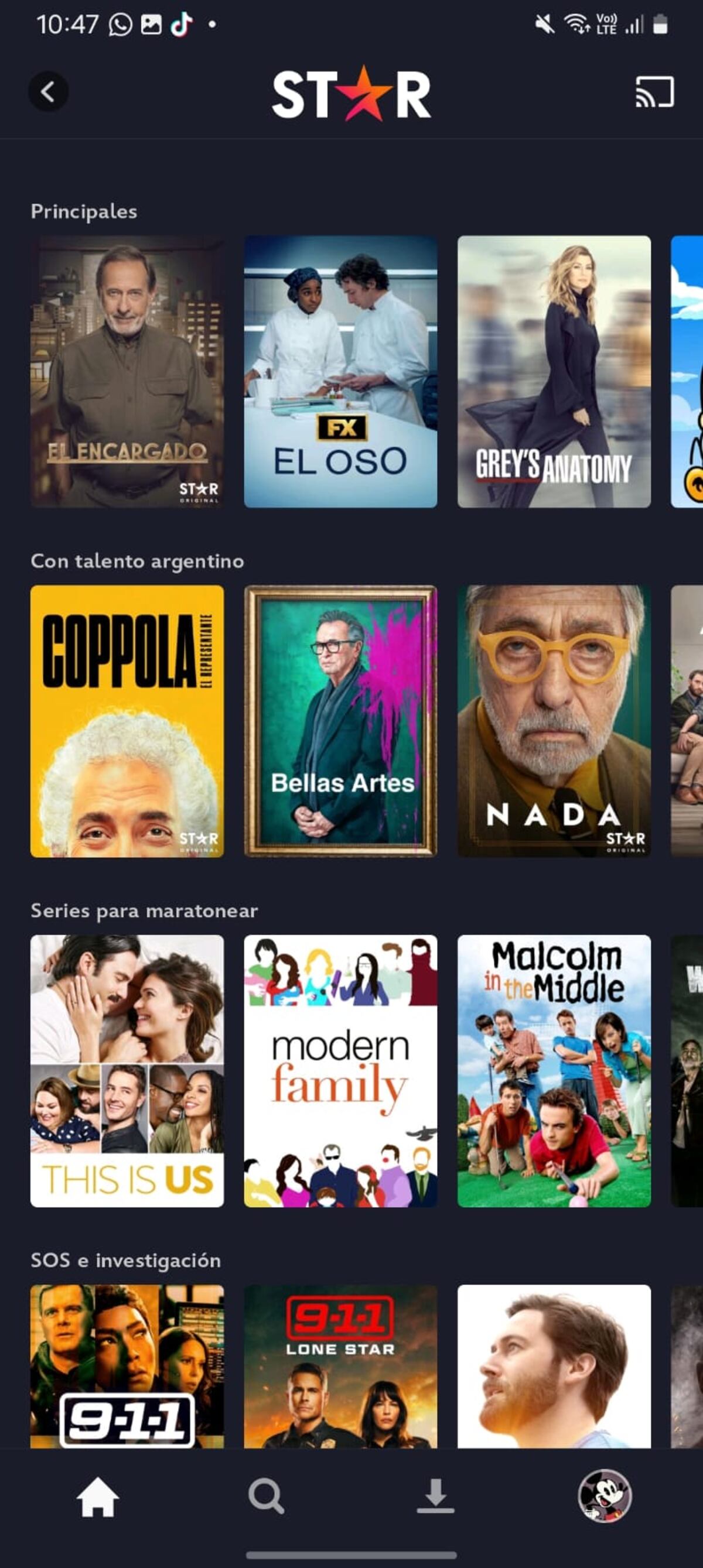 Cómo es la fusión de Star+ y ESPN a Disney+. Foto: captura pantalla