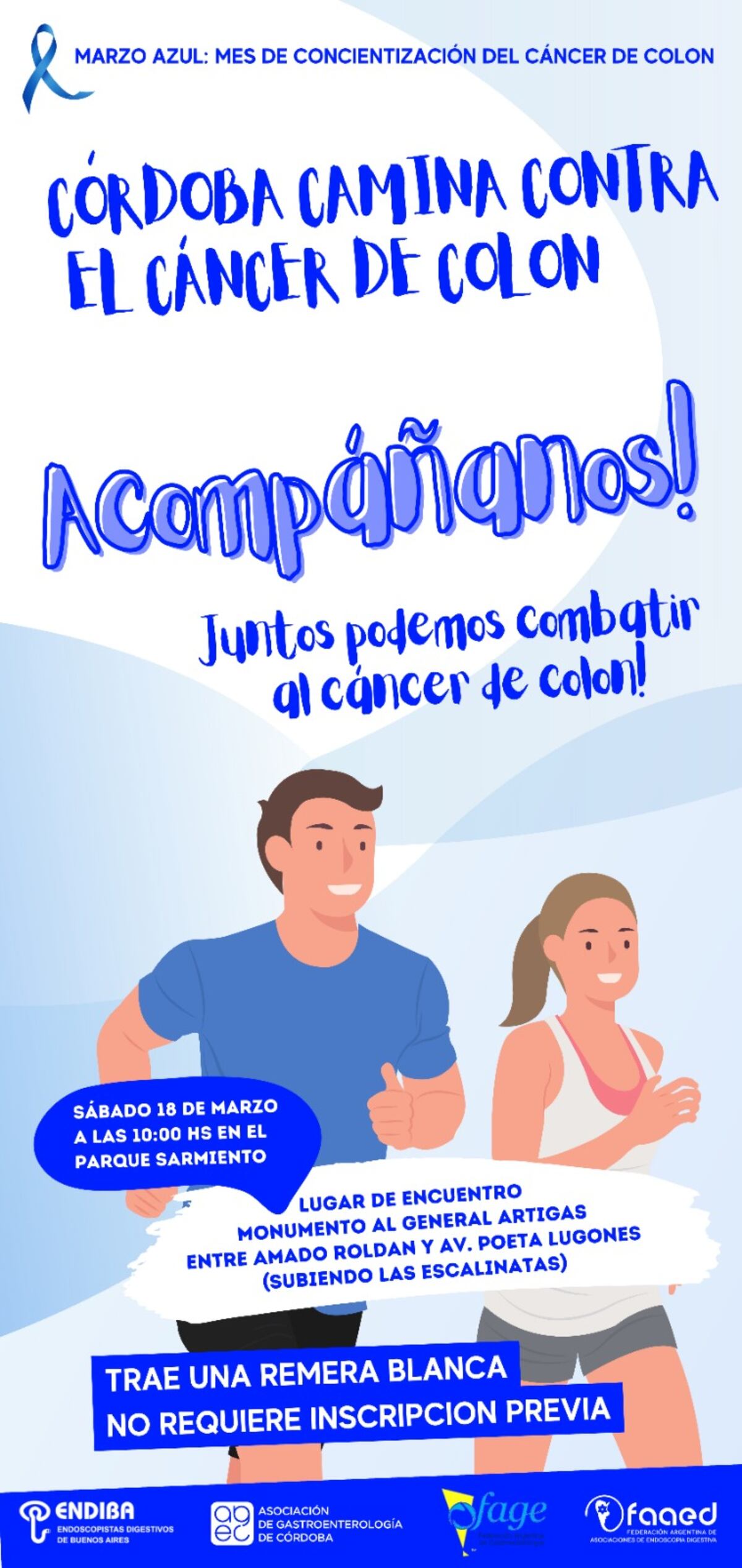 Concientización. El cáncer de colon es una enfermedad que produce más de 20 muertes por días en el país. Este sábado habrá una actividad para alertar sobre esta enfermedad.