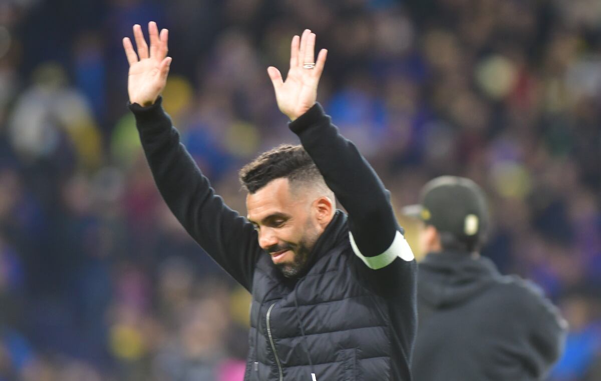 La última visita de Tevez a La Bombonera. (Gentileza Clarín)