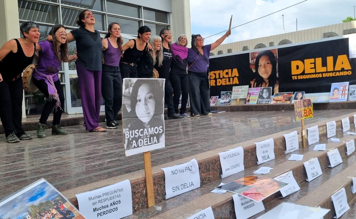 Villa Dolores. Acciones frente a tribunales por los siete años de la desaparición de Delia Polijo (La Voz)