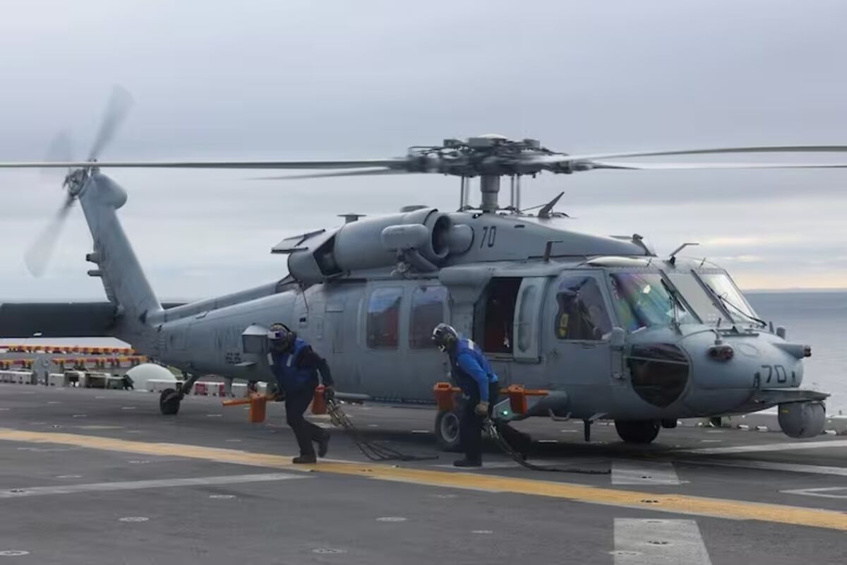 Estados Unidos reveló las primeras imágenes de su flota militar rumbo a aguas cercanas a Venezuela (Gentileza)