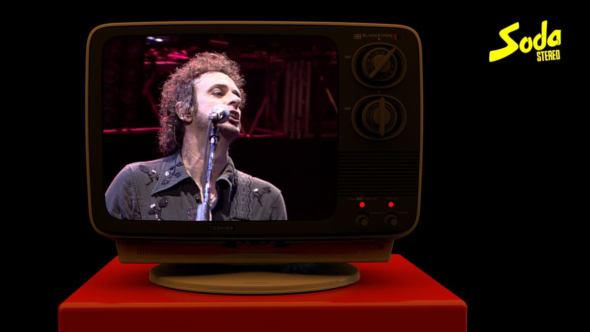"Sobredosis de TV", el primer gran hit de Soda Stereo, tendrá su video animado. (Gentileza Nicolás Bernaudo)