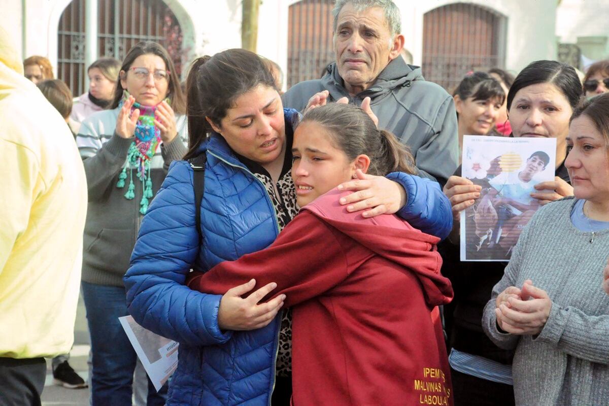 Laboulaye. Consternada por el crimen de Joaquín Sperani. (Gentileza Nexos del Sur)