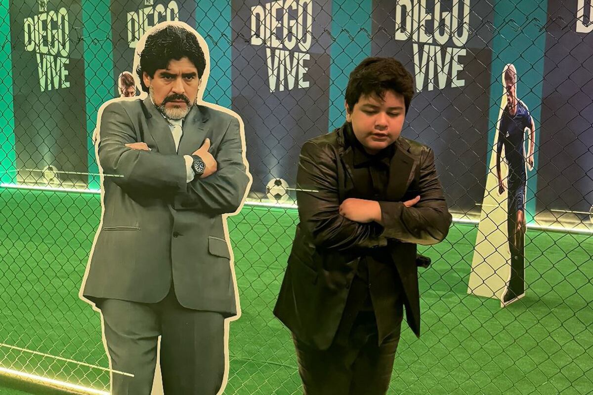 Diego Vive, el parque temático dedicado a Maradona en Nápoles. (Gentileza Diego Vive/Instagram)