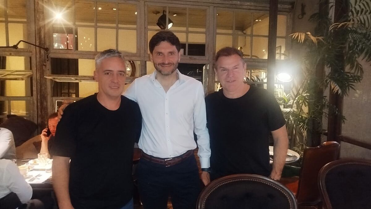 Juan Balastegui, Pullaro y Javier Bee Sellares, en Corrientes (Gentileza).