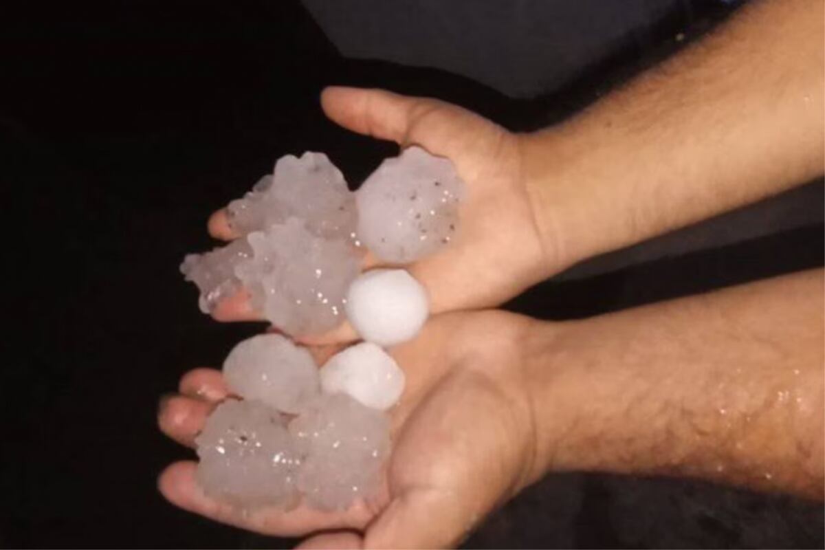 Impresionante tormenta en Mendoza (Gentileza Minuto Ya).