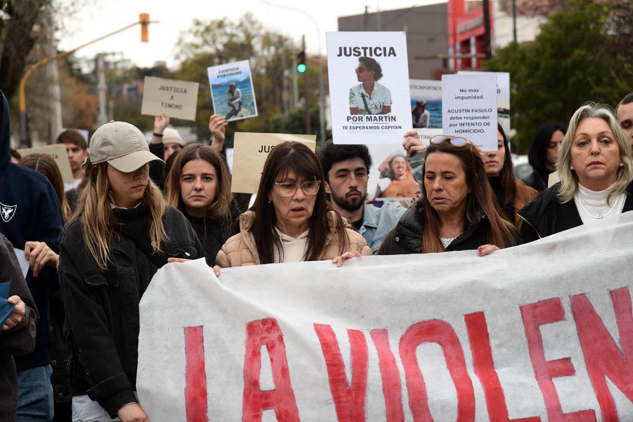 Marcha por Martin "Tincho" Cáceres en el Parque de las Naciones. Ramiro Pereyra/ La Voz